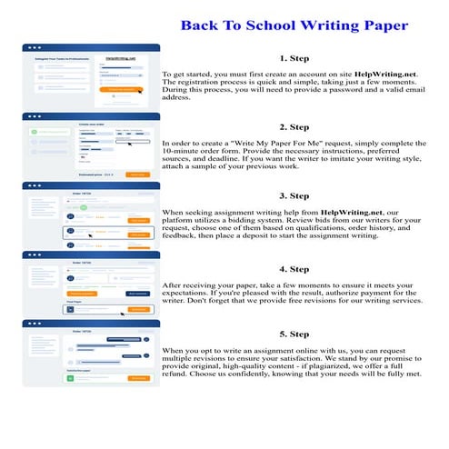 Back To School Writing Paper. Online assignment writing service.