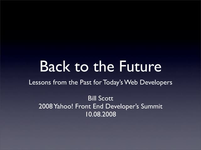 Back To The Future.Key 2