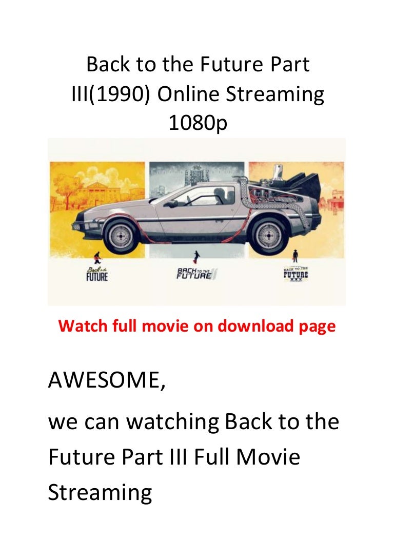 Stream Back To The Future 2025