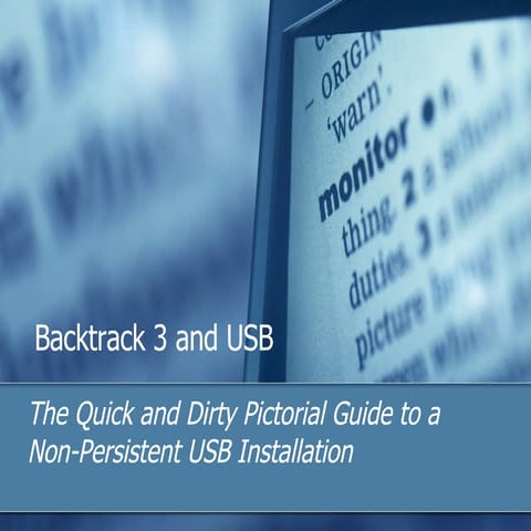 Backtrack 3 USB
