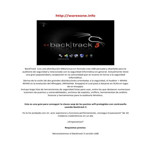 Backtrack 3 manual | PDF