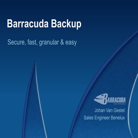Backup2013 - Barracuda Networks