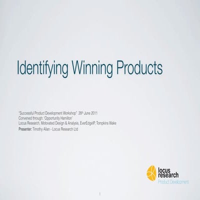 Identifying Winning Products  - Remix