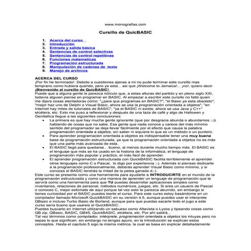 Backup of quick basic