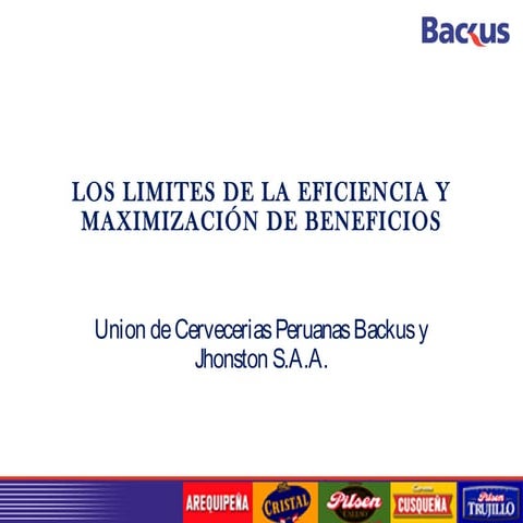 Backus presentación