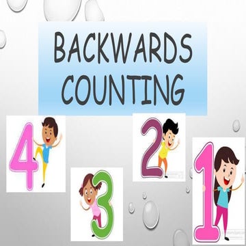 Backward counting 20 to 0