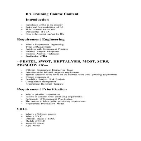 BA Training Free Placement 100% Job Call us 