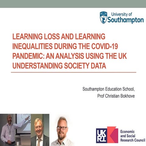 Learning loss and learning inequalities during the covid-19 pandemic: an anal...