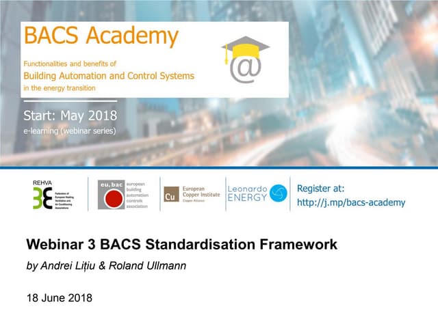 BACS Standardisation Framework