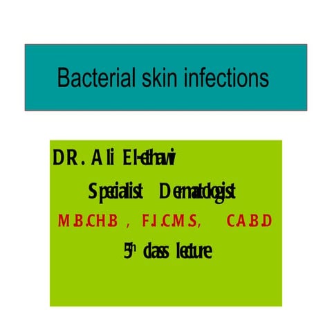 Skin infections | PPT