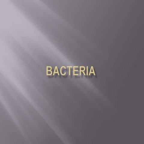 Bacteria ced