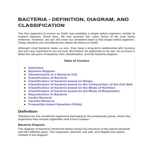 BACTERIA - DEFINITION, DIAGRAM, AND CLASSIFICATION.pdf