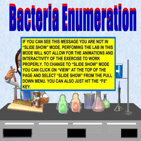 Bacteria enumeration