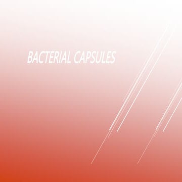 Bacterial Capsules: Introduction, Examples and Functions