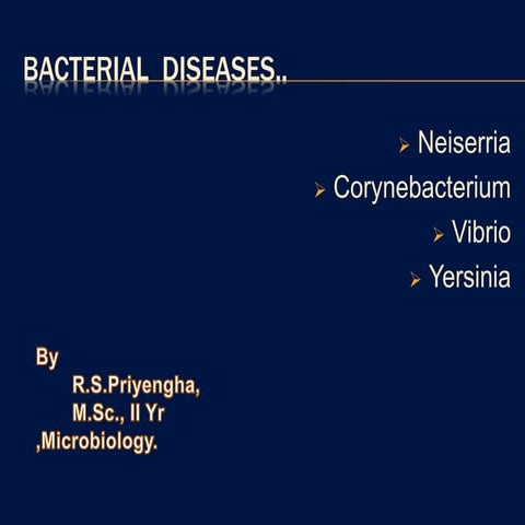 Bacterial diseases