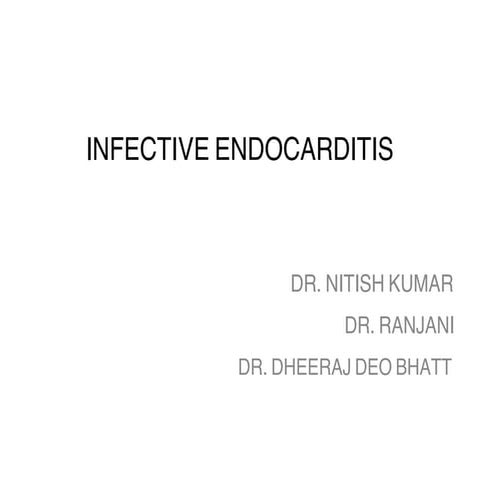Bacterial endocarditis infection of heart | PDF