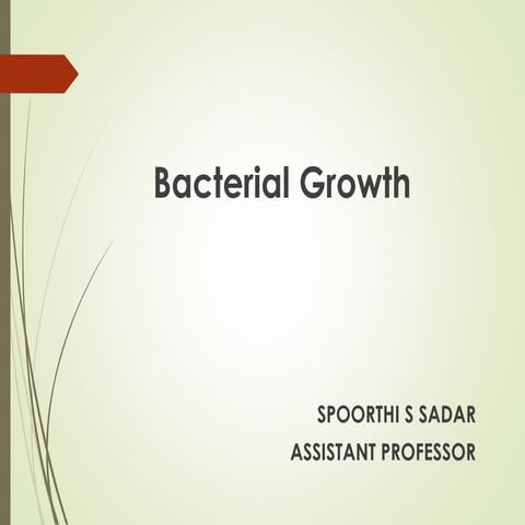bacterial growth , bacterial growth curve , measurement.ppt