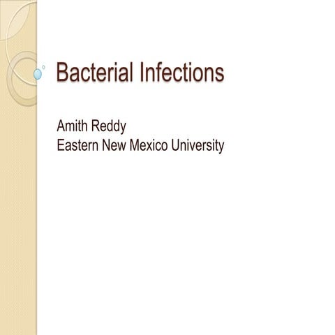 Bacterial infections