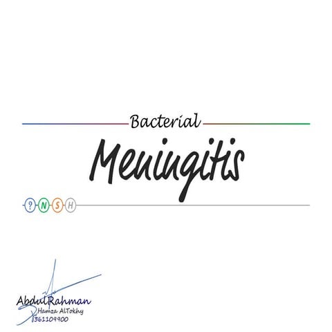 Bacterial meningitis