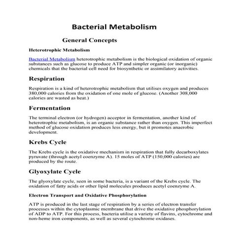 Bacterial Metabolism.docx