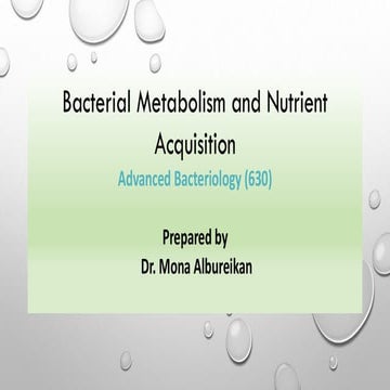 Bacterial metabolisms and nutrient acquisition.Lecture (2).pdf