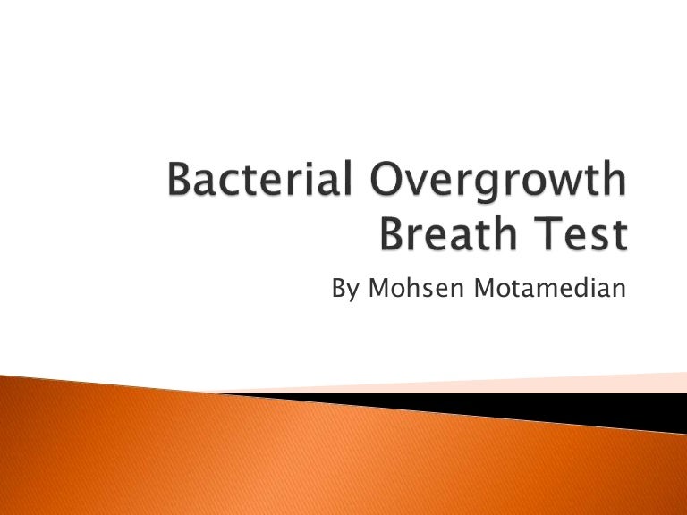 Bacterial Overgrowth Breath Test