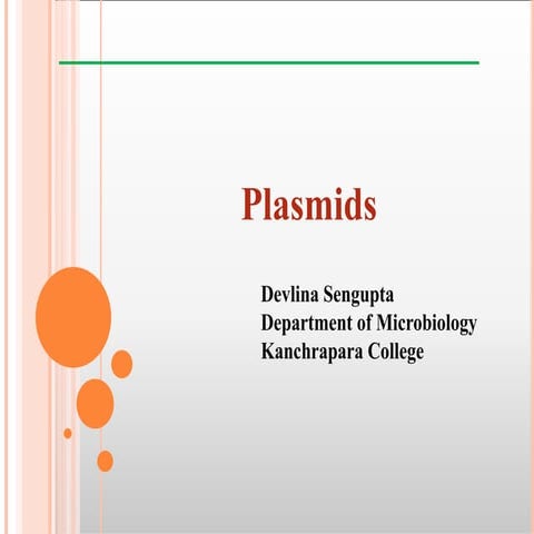 Plasmids | PPTX