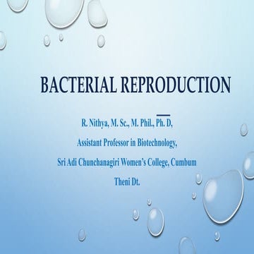 Bacterial reproduction