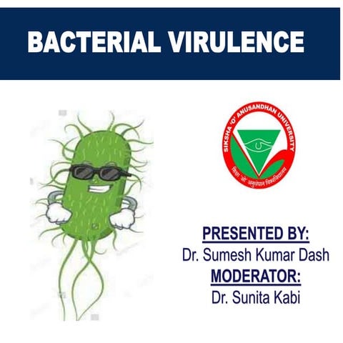 Bacterial virulence (dr.sumesh)