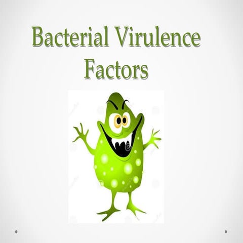 Bacterial virulence factors