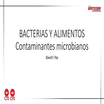 Bacterias y alimentos
