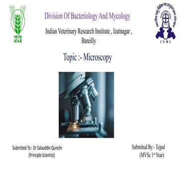 microscopy in bacteriology by Tejpal.pptx