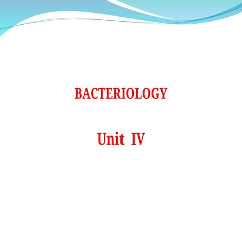 Bacteriology - growth curve-lag ,log , stationary, death phase