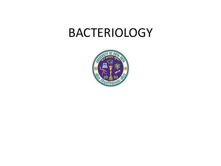 Bacteriology