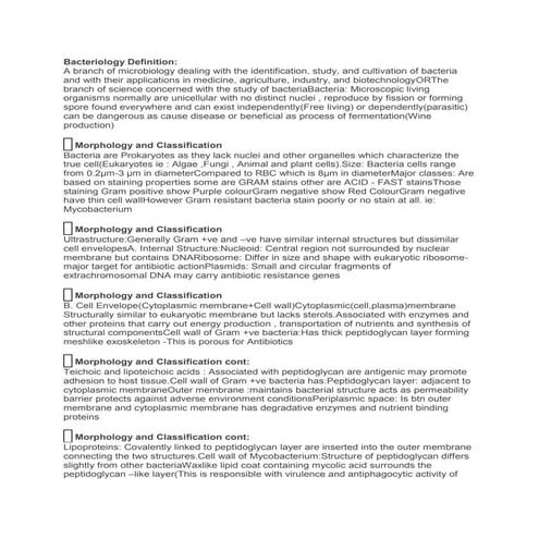 Bacteria are tiny, single-celled living organisms. There are millions of diff...