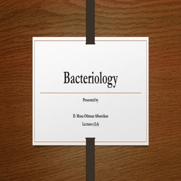 Bacteriology Anatomy of Prokaryotic