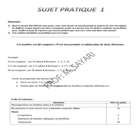 Se préparer au BAC TP