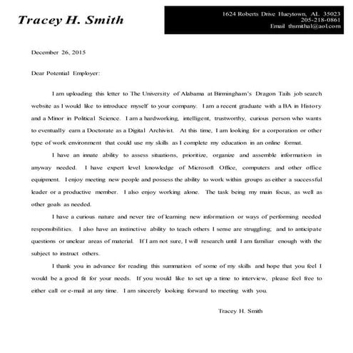 Rhb cover letter | DOCX