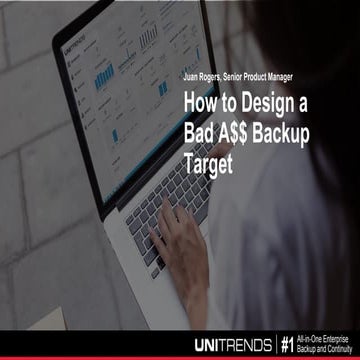 Designing a Bad A$$ Backup Target without Breaking the Bank