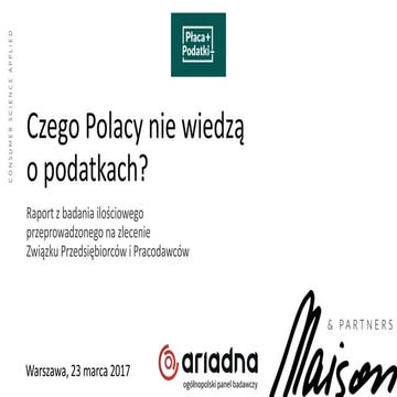 Jak naprawić klin podatkowy - Polityka Insight | PPTX