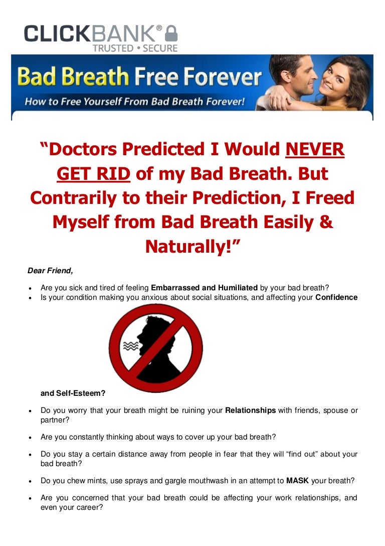 for solution breath bad Breath Bad Solution