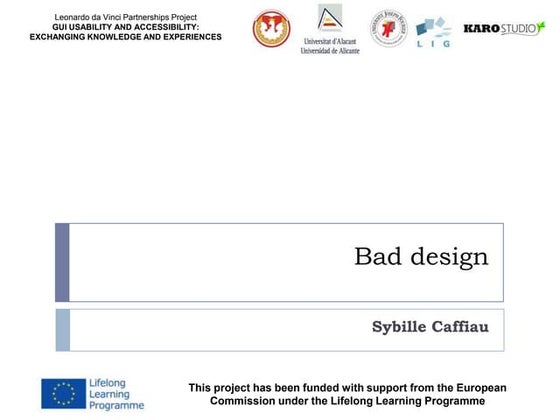 HCI Good designs and Bad designs. | PPT
