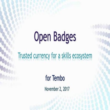 Badge Enabled PLE for Tembo v24_tembo