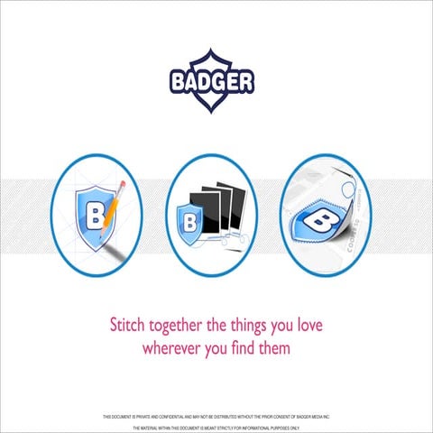 Badger Product Pitch Deck