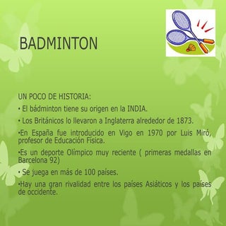 Badminton