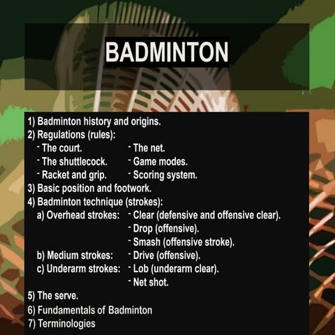 badmintoN LECTURE FOR YOUR PHYSICAL EDUCATION