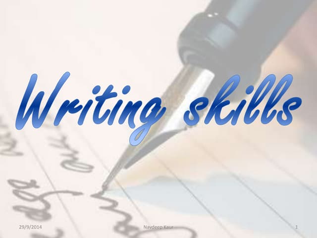 reasons for bad writing skills   