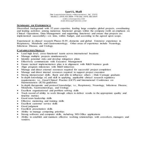 Lori Hall  Resume_May2015