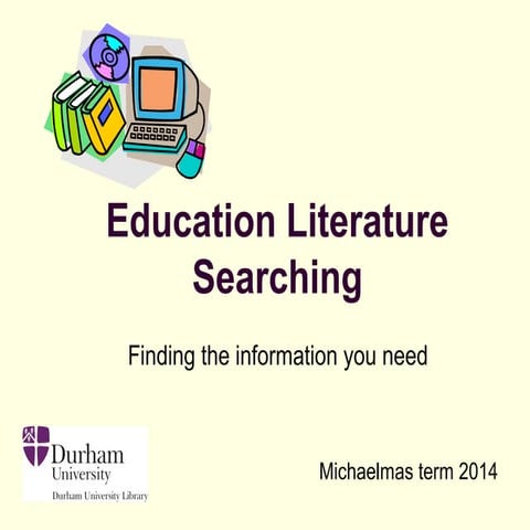 Education Literature searching