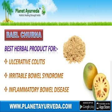 Bael Churna - Herbal Remedy for IBD, IBS & Ulcerative Colitis Treatment.